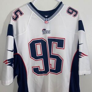 Chandler Jones Patriots Away Jersey